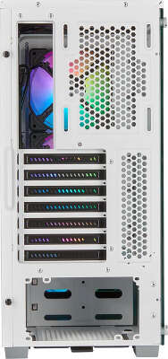 Корпус Corsair iCUE 220T RGB, белый, ATX, Без БП (CC-9011174-WW)