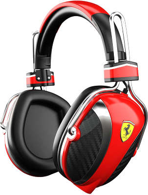 Наушники Ferrari by Logic3 P200 Scuderia с пультом ДУ, красные