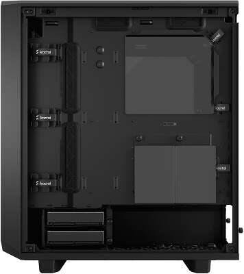 Корпус Fractal Design Meshify 2 Compact Light Tempered Glass, черный, ATX, Без БП (FD-C-MES2C-03)
