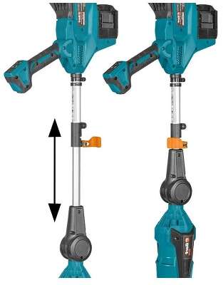Bort Воздуходувка аккумуляторная BSS-40LI SUPERJET {Воздушный поток 0-62 м/сек; Макс. производительность 1450 м3/час, шум 80дБ, аккум. система Makita 18V LXT, Вес 2кг,} [93418569] 