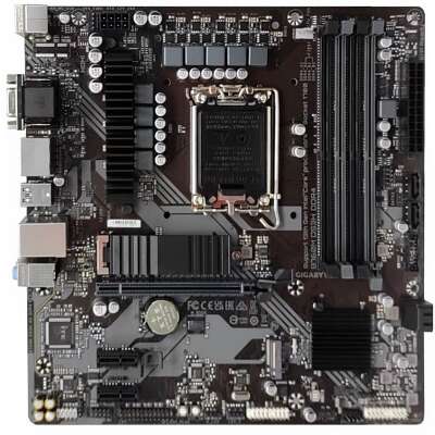 Материнская плата Gigabyte B760M DS3H DDR4, Socket 1700, Intel®B760, 4xDDR4-3200, D-SUB+HDMI+DP+DP, 1xPCI-Ex16, 2xPCI-Ex1, 4xSATA3(RAID 0/1/5/10), 2xM.2, 8Ch Audio, 2,5GbLan, (2+4)xUSB2.0, (3+2)xUSB3.2, (1+0)xUSB3.2 Type-C™, mATX, RTL {10}