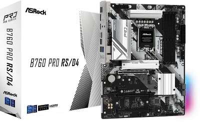 Материнская плата ATX LGA1700 ASRock B760 PRO RS/D4