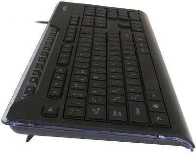 Клавиатура USB A4Tech KD-800L черная/синяя подсветка