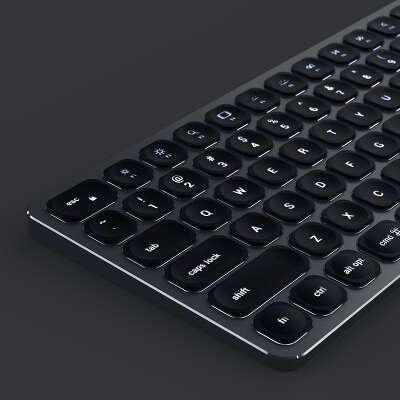 Беспроводная клавиатура Satechi Compact Backlit Bluetooth Keyboard, Grey [ST-ACBKM-RU]