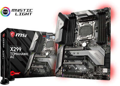 Материнская плата ATX LGA2066 MSI X299 TOMAHAWK AC