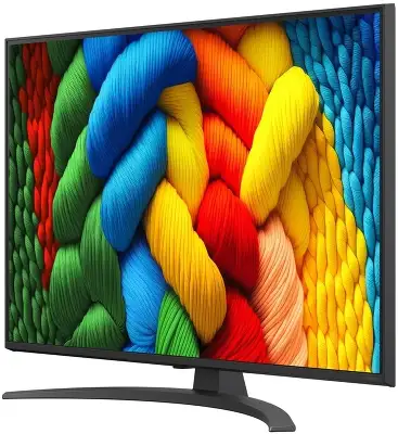 Телевизор LED LG 43" 43NANO81A6A.ARUG черный 4K Ultra HD 60Hz DVB-T DVB-T2 DVB-C DVB-S DVB-S2 USB WiFi Smart TV