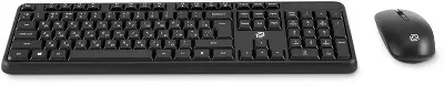 Клавиатура + мышь Оклик S277W клав:черный мышь:черный USB беспроводная Multimedia (2066172)