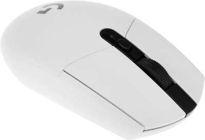 Мышь беспроводная игровая Logitech G304 LIGHTSPEED White (USB, оптическая, 12000 dpi, 6but) (910-005295)
