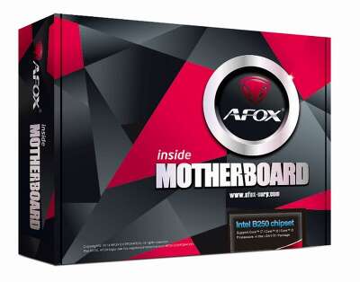 Материнская плата Afox AFB250-BTC12EX RTL LGA1151 ATX 2xDDR4 PCIEx16 11xPCIEx1 DVI VGA (783767)