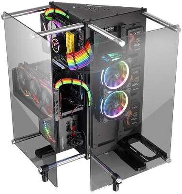 Корпус Thermaltake Core P90, черный, mATX, Без БП (CA-1J8-00M1WN-00)