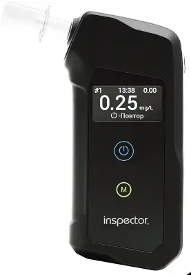 Алкотестер Inspector АТ950 электрохимический черный