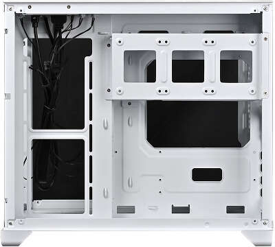 Корпус 1STPLAYER MEGAVIEW MV6, белый, mATX, Без БП (MV6-WH)