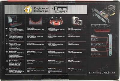 Звуковая карта PCI-E Creative Sound Blaster Audigy Fx SB1570 5.1 Retail (70SB157000000)