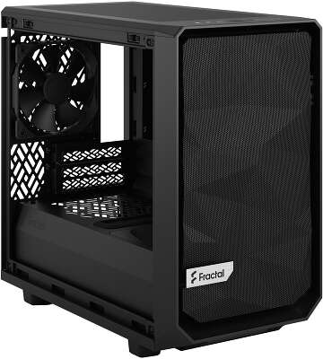 Корпус Fractal Design Meshify 2 Nano Black TG Dark Tint, черный, Mini-ITX, Без БП (FD-C-MES2N-01)