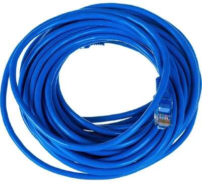 Патч-корд UTP Cablexpert PP12-10M/B кат.5e, 10м, литой, многожильный (синий)