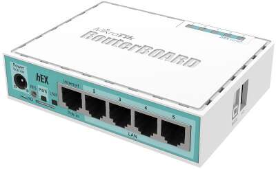 Маршрутизатор MIKROTIK hEX (1x1000Mbs WAN, 4x1000Mbs LAN) (RB750Gr3)