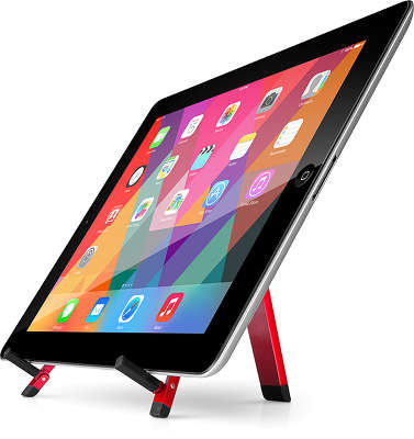 Стальная подставка TwelveSouth Compass для iPad, красная [12-1108]