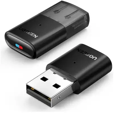 Аудиоадаптер UGREEN CM408 (10928) USB2.0 Bluetooth Transmitter 5.0 для PS4 Pro, Nintendo Switch. Цвет: черный