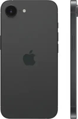 Смартфон Apple A3409 iPhone 16e 256Gb черный моноблок 3G 4G 1Sim 6.1" 1170x2532 iOS 18 48Mpix 802.11 a/b/g/n/ac/ax NFC GPS Protect