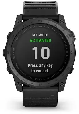 Смарт-часы Garmin Tactix 7 Standard 51мм 1.4" корп.черный рем.черный (010-02704-01)
