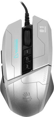 Мышь A4Tech Bloody W60 Max Gun серый/черный оптическая 10000dpi USB 10but