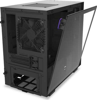 Корпус NZXT H210 Black, черный, mini-ITX, Без БП (CA-H210B-B1)