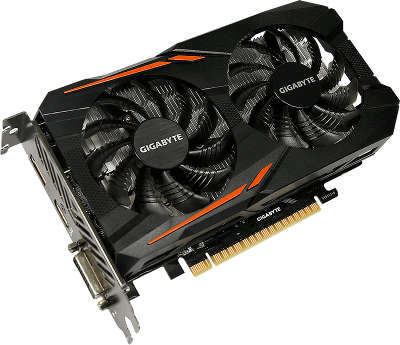 Видеокарта GIGABYTE nVidia GeForce GTX1050 3Gb DDR5 PCI-E DVI, HDMI, DP