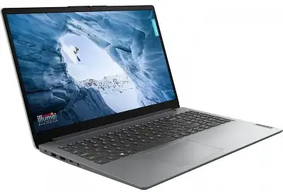 Ноутбук Lenovo IdeaPad 1 15IJL7 Celeron N4500 8Gb SSD256Gb Intel UHD Graphics 15.6" TN FHD (1920x1080) без ОС grey WiFi BT Cam (82LX00D7PS)