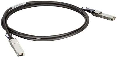 Кабель D-Link DEM-CB300QXS/C1A Пассивный кабель 40G QSFP+ длиной 3 м с 2 разъемами QSFP+ для прямого подключения коммутаторов DXS-3600 и DXS-3610