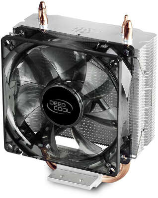 Устройство охлаждения(кулер) Deepcool Gammaxx 200 V2 Soc-AM5/AM4/1200/1700/1851 черный 4-pin 18-24dB Al+Cu 100W 326gr Ret (DP-MCH2-GMX200-V2)