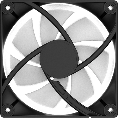 Вентилятор для корпуса Ocypus Delta F12 BK ARGB 3 IN 1, 120x120x25mm, 4-PIN PWM, 500-2000 RPM, 29 DBA MAX, HYDRO BEARING