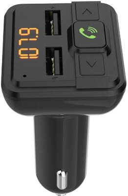 Автомобильный FM-модулятор Ritmix FMT-A880 черный MicroSD BT USB (80001662)