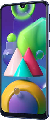 Смартфон Samsung SM-M215F Galaxy M21 64Гб Dual Sim LTE, синий (SM-M215FZBUSER)