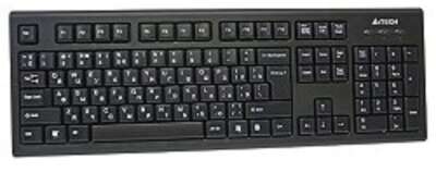 Клавиатура A-4Tech KR-85 black USB, проводная, 104 клавиши [570125]
