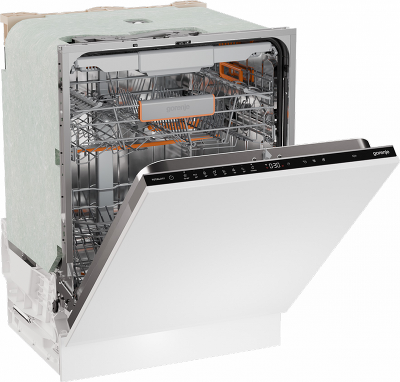 Посудомоечная машина Gorenje/ Посудомоечная машина Gorenje, встраиваемая, 16 комплектов, 3 корзины, инверторный мотор, отсрочка старта, Wi-Fi управление, сенсорное управление, полный AquaStop, сенсор уровня воды, энергоэффективность А+++, уровень шума 42 
