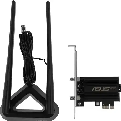 Сетевой адаптер Wi-Fi + Bluetooth Asus PCE-AXE59BT AXE5400 PCI Express x1 2ант.