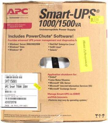 ИБП APC Chinese version Smart-UPS, 1500VA, 980W, IEC, USB, черный