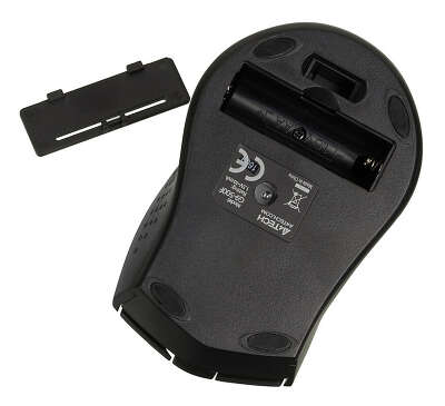 Мышь A4Tech V-Track G9-500F черный оптическая 1200dpi беспров. USB1.1 4but