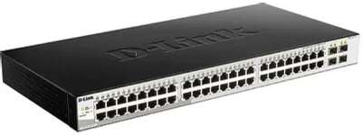 D-Link DGS-1210-52/ME/B1A Управляемый L2 коммутатор, 48x1000Base-T, 4x1000Base-X SFP, AC 220В/DC 12В(с возможностью мониторинга статуса питания коммутатора)