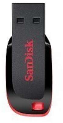 SanDisk USB Drive 16Gb Cruzer Blade SDCZ50-016G-B35 {USB2.0, Black-Red} 