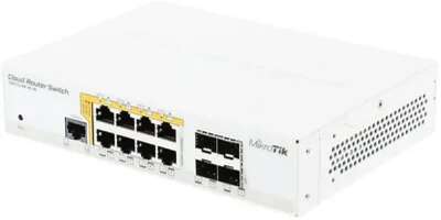 MikroTik CRS112-8P-4S-IN Коммутатор 8х10/100/1000 Ethernet, 4 x SFP ports