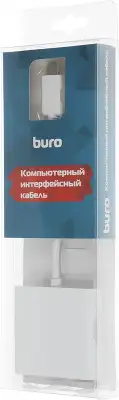 Переходник Buro USB Type-C (m) HDMI (f) USB 3.0 A(f) USB Type-C (f) (BHP RET TPC-HDM) белый