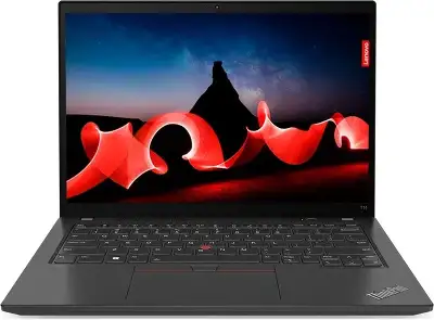 Ноутбук Lenovo ThinkPad T14 G4 Core i5 1335U 16Gb SSD512Gb Intel Iris Xe graphics 14" IPS WUXGA (1920x1200) Windows 11 Pro 64 black WiFi BT Cam (21HEA05QCD)
