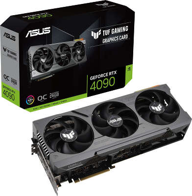 Видеокарта ASUS NVIDIA nVidia GeForce RTX 4090 TUF Gaming 24Gb DDR6X PCI-E 2HDMI, 3DP