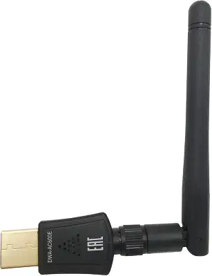 Сетевой адаптер Wi-Fi Digma DWA-AC600E AC600 USB 2.0 (ант.внеш.съем) 1ант.