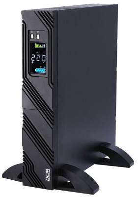 PowerCom Smart King Pro+ SPR-2000 LCD ИБП {Line-Interactive, 2000VA / 1600W, Rack/Tower, 8xC13 + 1xC19, Serial+USB, SmartSlot} (1152577)