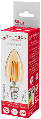 Лампа филам. Thomson Filament TH-B2116 11Вт цок.:E14 свеча 220B 2400K св.свеч.бел.теп. Candle (упак.:1шт)