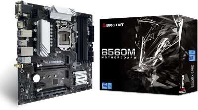 Материнская плата mATX LGA1200 Biostar B560MX-E PRO