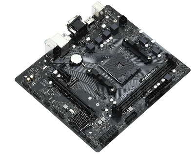Материнская плата ASROCK A520M-HVS, AM4, A520, 2*DDR4, 4*SATA, 1*M.2, 4*USB 3.2, 2*USB 2.0, 1*PCIx16, 1*PCIx1, D-Sub+HDMI, mATX