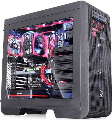 Корпус Thermaltake Core V51 Black w/o PSU,Window,CA-1C6-00M1WN-00